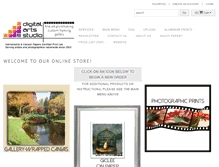 Tablet Screenshot of digitalartsstudio.com