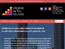 Tablet Screenshot of digitalartsstudio.net